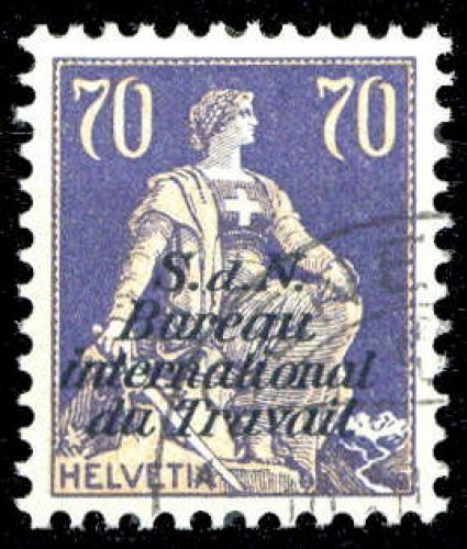 1924, Schweiz Internationale Arbeitsamt BIT, 20 x, cto