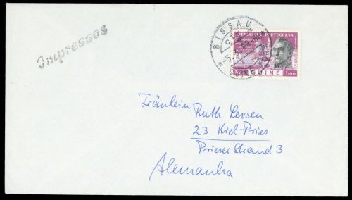 1954, Portugiesisch Guinea, 291, Brief