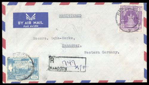 1952, Birma, 133, 149, Brief