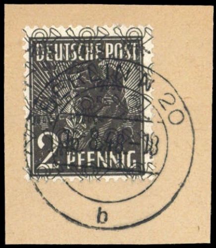 1948, Berlin Vorläufer, VO 36 II, Briefst.