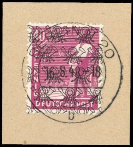 1948, Berlin Vorläufer, VO 47 II, Briefst.