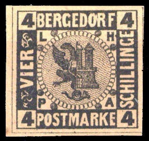 1861, Altdeutschland Bergedorf, 5, *