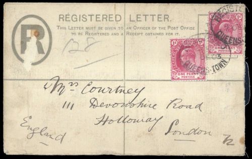 1902, Kap der Guten Hoffnung, 54, EU 4 A, Brief