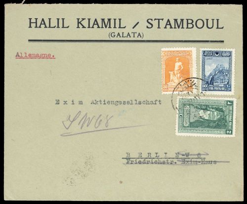 1927, Türkei, 844 u.a., Brief