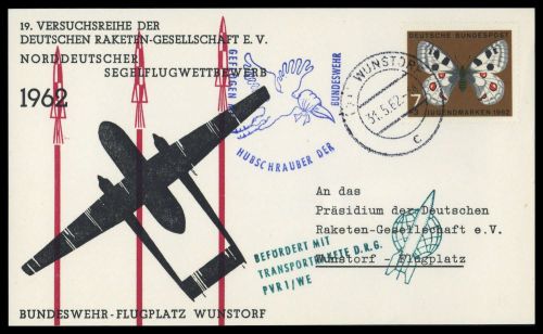1962, Bundesrepublik Deutschland, 376, Brief