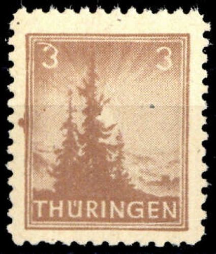 1945, SBZ Thüringen, 92 PF I, **