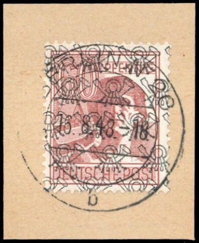 1948, Berlin Vorläufer, VO A49 II, Briefst.