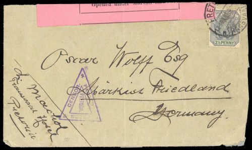 1900, Transvaal, 87, Brief