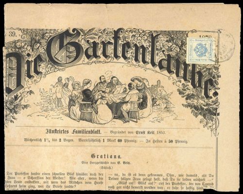1877, Österreich Zeitungsstempelmarken, Z 5 I