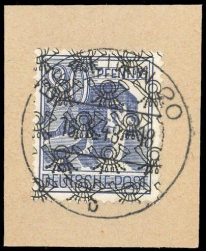 1948, Berlin Vorläufer, VO 50 II, Briefst.