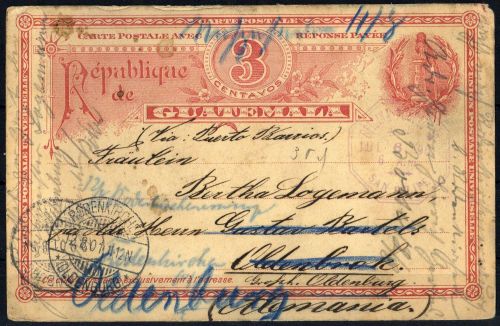 1890, Guatemala, P 5 F, Brief