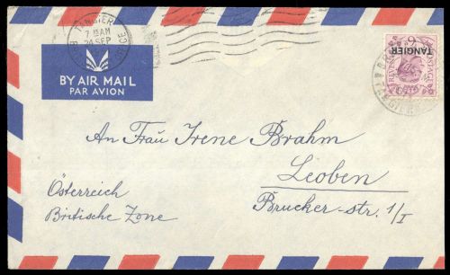 1949, Tanger Britische Post, 36, Brief