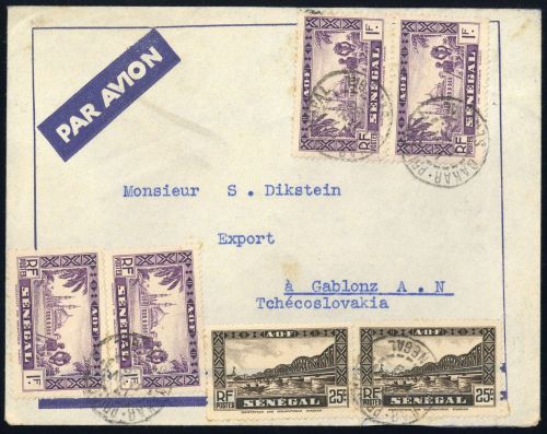 1935, Senegal, 136, 126, Brief