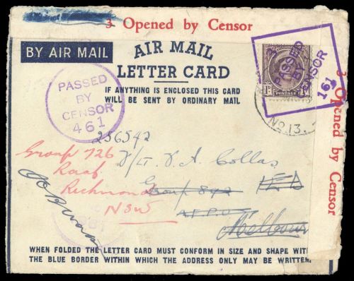 1942, Australien, 163, Brief