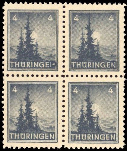 1945, SBZ Thüringen, 93 PF III, **
