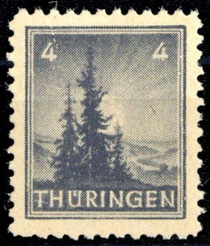 1945, SBZ Thüringen, 93 VIII, **