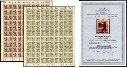 SBZ Berlin Brandenburg, 1-7 A+B u.a., **
