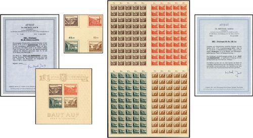 SBZ Thüringen, Block 4 u.a., **