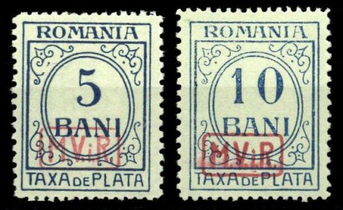 1918, Deutsche Besetzung I. WK Rumänien, P 6+7, **