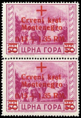 1944, Deutsche Besetzung II. WK Montenegro, 30 (2) PF I, **