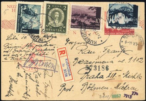 1944, Kroatien, 48x, 50u, 60x, 104