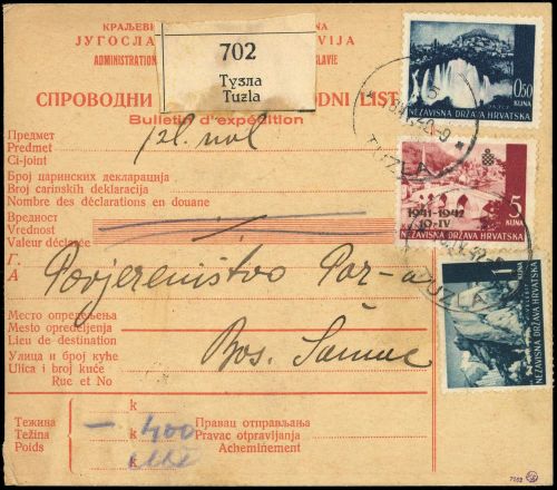 1942, Kroatien, 48u, 50u, 52u, 79
