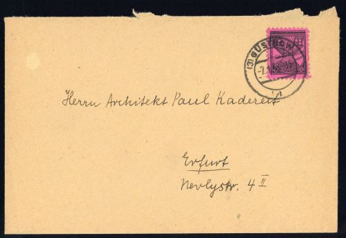1945, SBZ Mecklenburg Vorpommern, 16, Brief