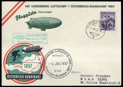 1957, Österreich, 900, Brief