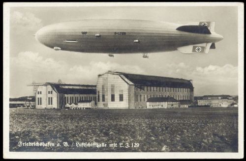 1936, Zeppelin,Zeppelin Postkarten,LZ 129, LZ 129, Brief