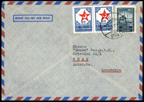 1953, Türkei, 83 (2), Brief
