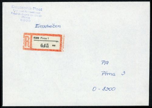 1990, DDR, Brief