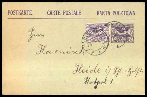 1921, Oberschlesien, P 4, 17, Brief