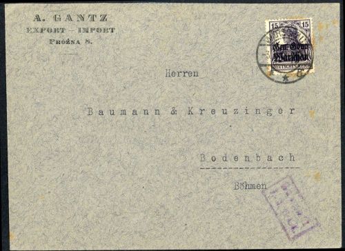 1918, Deutsche Besetzung I. WK Polen, 12, Brief
