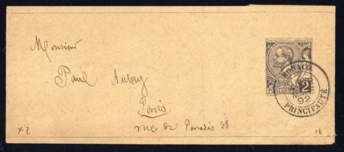 1892, Monaco, S 4, Brief