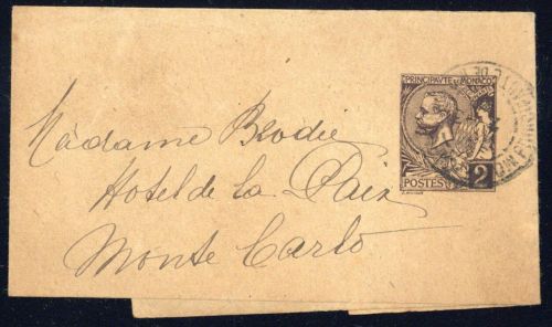 1894, Monaco, S 6, Brief