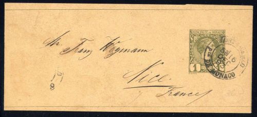 1893, Monaco, S 1 a, Brief