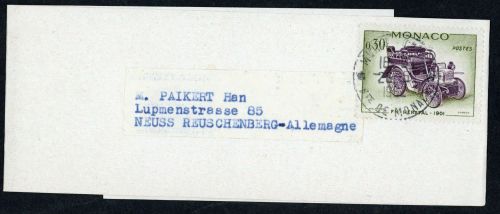 1962, Monaco, 682, Brief