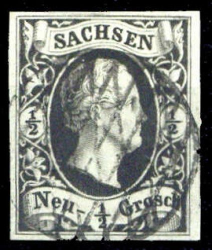 1851, Altdeutschland Sachsen, 3, gest.