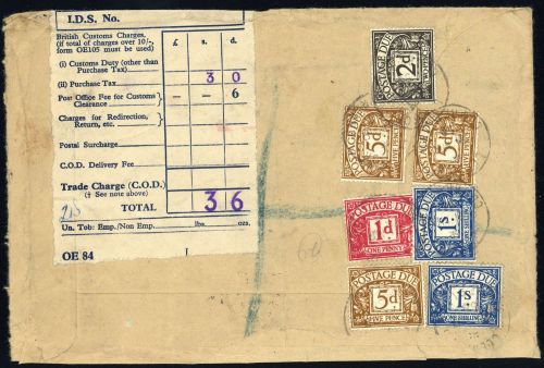1948, Malta, 207, 204 u.a., Brief