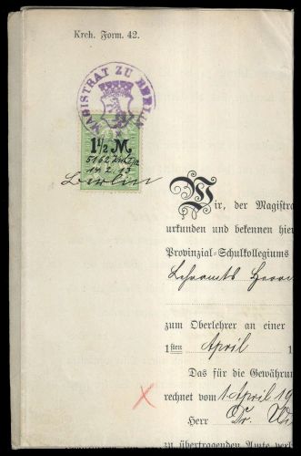 1913, Deutsches Reich