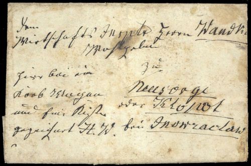 1852, Altdeutschland Sachsen, Brief