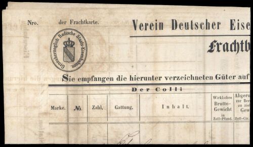 1861, Altdeutschland Baden
