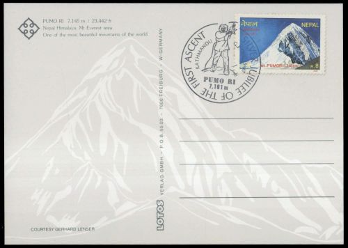 1987, Expeditionen,Himalaya,, Brief