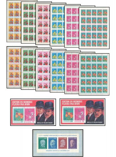 Gabun, A-F 430 (2.900) u.a., **