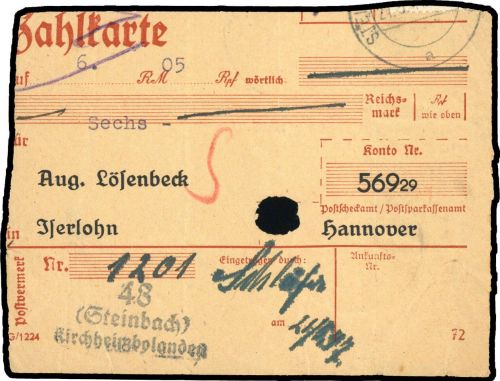 1945, Französische Zone Allgemeine Ausgabe, 1 (5) + 3 ZA