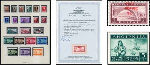 Deutsche Besetzung II. WK Albanien, 1-21 u.a., **