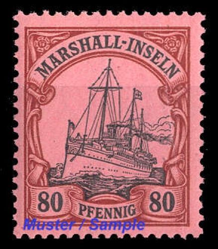 1901, Deutsche Kolonien Marshall Inseln, 21, **