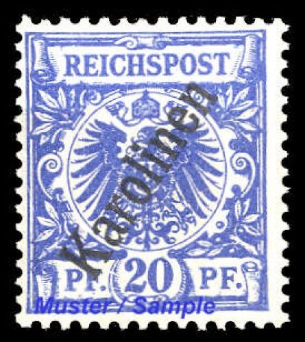 1900, Deutsche Kolonien Karolinen, 4 II, *