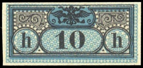 1908, Österreich Gerichts Zustellungsmarken, GZ 3 PU