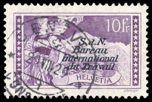 1923, Schweiz Internationale Arbeitsamt BIT, 1-14, gest.
